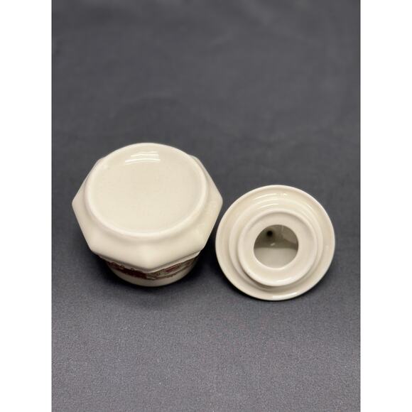 Vintage Covered Jar Trinket Box Sugar Bowl – 4" Tall - Picture 8 of 14